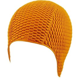 Beco Women's Air Filled Swimming Cap, Unisex, 7300, Orange, standard size