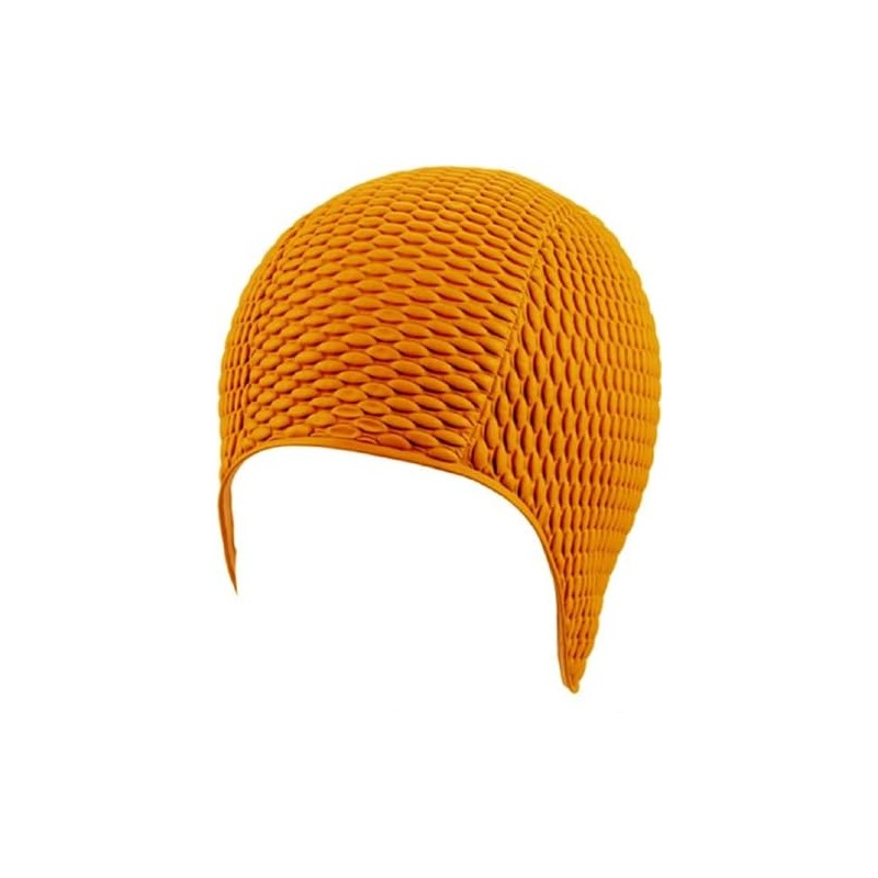 Beco Women's Air Filled Swimming Cap, Unisex, 7300, Orange, standard