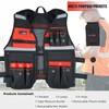 MELOTOUGH Tool Vest for Men Reflective Safety Tool Vest with