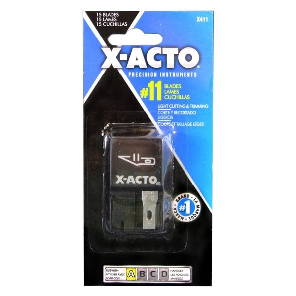 X Acto X411 15 Pack No. 11 Classic Fine Point