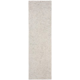 Safavieh Abstract Collection ABT763J Handmade Premium Wool Runner, 2'3" x 8' , Light Blue
