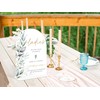Acrylic Wedding Signs, Greenery Theme Ladies Please Help Yourself Sign,