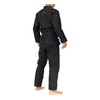 FUJI All-Around Brazilian Style Jiu Jitsu Uniform, Black (Black Lettering),