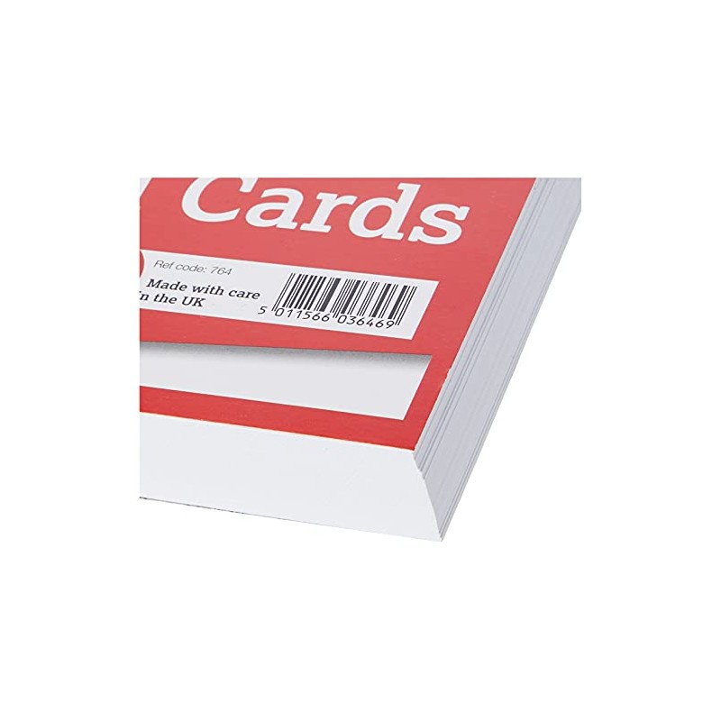 Silvine Record Cards 152x102 mm Plain Pack of 100 -