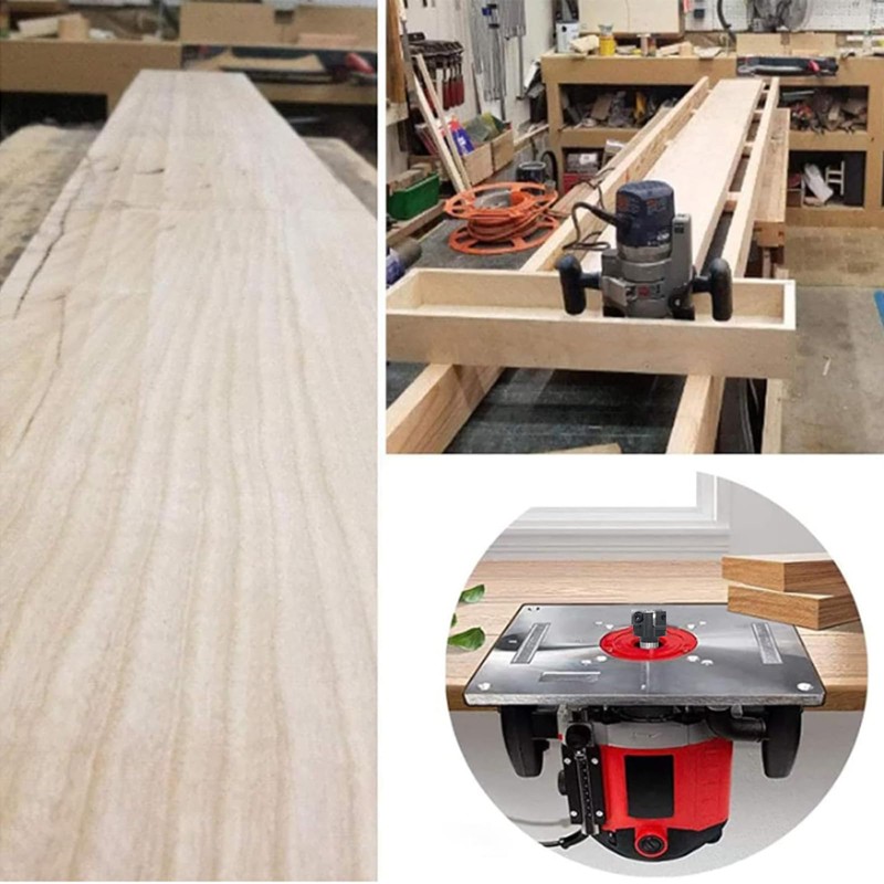 Sinoprotools Spoilboard Surfacing Router Bits 1/2" Shank,Planer Bits with Indexable