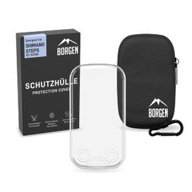 Borgen E-Bike Screen Protector, Suitable for Shimano Steps SC-E-6100 Display, Transparent and Waterproof, Shock and Scratch Protection