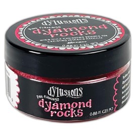 Dyan Reaveley Dylusions Dyamond Rocks-Pink Flamingo DYMR-83719