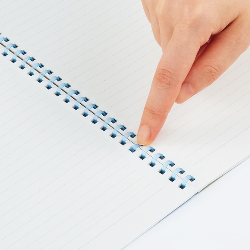 Kokuyo S121AT-DB Campus Soft Ring Notebook, A4, Dotted A-Ruled, 40