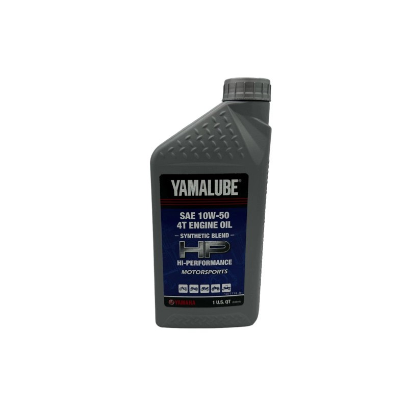 Yamaha New Yamalube 10W-50 Semi-Synthetic Oil-LUB-10W50-SS-12-6PACK