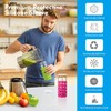 4 Pack Water Bottle Silicone Sleeve, Silicone Protective Holders for