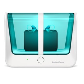 PerfectDome | World's Fastest Hearing Aid Dryer Dehumidifier Accessory for Rechargeable Hearing Aids | Removes Sweat & Moisture from Hearing Aids, Airpods, Wireless Earbuds While They Recharge!