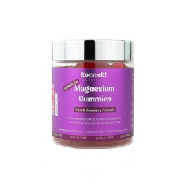 Magnesium Glycinate Gummies - High Strength 1600mg Magnesium with Vitamin B6, D3 & Zinc - 60 Vegan & Sugar-Free Gummies - 150mg Elemental Magneisum for Sleep, Energy, Muscles & Bone Support