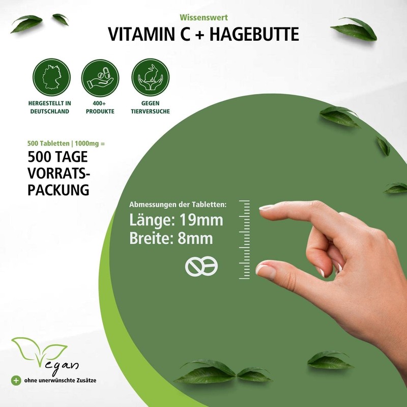 Fairvital Vitamin C 1000 mg Buffered – High Dose –