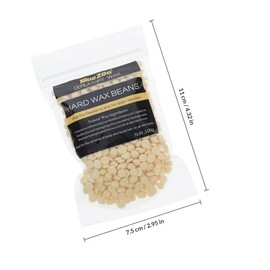 Baluue Perlas de Cera Firme para Depilación Femenina 100 G Cera Depilatoria para Rostro Brazos y Axilas Crema Depiladora para Tejido Sensible Uso en C