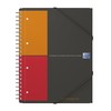 Oxford Meetingbook International A4, kariert, 160 Seiten, mit Gummizugmappe und