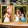 ORIVAN 8x10 Double Picture Frames Hinged Folding Photo Frames Vertical
