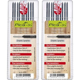 Pica PM FA Dry Replacement Lead Set for Joiners SB-2, Graphit Mine 4050 | 20 Stk