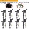 CNPAPC 8Pack Ignition Coils and PLATINUM Spark Plugs For Ford
