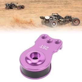 Servo Saver Universal Servo Armhorn High Strength Easy Installation Lightweight Aluminum Alloy for 1/10 RC Car (Purple)