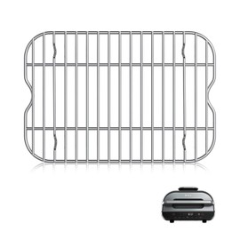 WEBROIL Roasting Grill Steamer Racks for Ninja Foodi FG551 Smart XL Indoor Grill with Air Fry, Stainless Steel Air Fryer Rack Accessories for Ninja Foodi,11.5'' x 7.6'' Dishwasher Safe