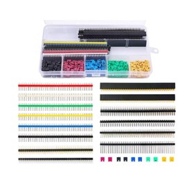 300 Pcs Connector Housing Male/Female Pin Connector 40 Pin 2.54mm Pitch Pin Headers - Durable and Versatile