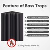 8 Pack - Bass Traps Acoustic Foam Corner, 8''x8''x12'' Black