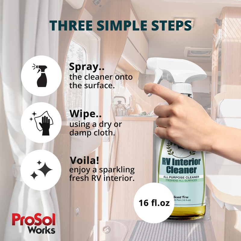 PROSOL WORKS RV Interior Cleaner 16 oz - Camper All