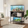 APPOLYN 40-50 Gal 3-Tier Aquarium Stand Fish Tank Stand, Black
