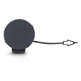 LQI Front Bumper Tow Hook Eye Cover Compatible with Jaguar XE XEL 2020-2021 Black T4N33909LML