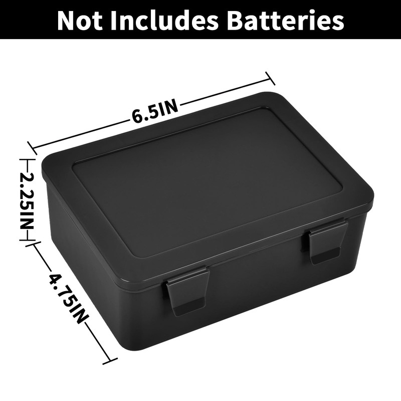 FULLCASE Battery Storage Organizer Holder Holds 54 AA AAA Batteries,