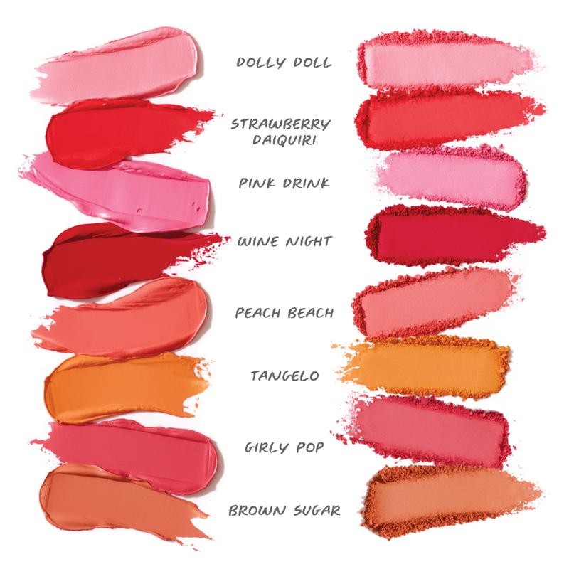 Painted Blush Cream & Powder Duo Super Pigmented Blendable Blushes