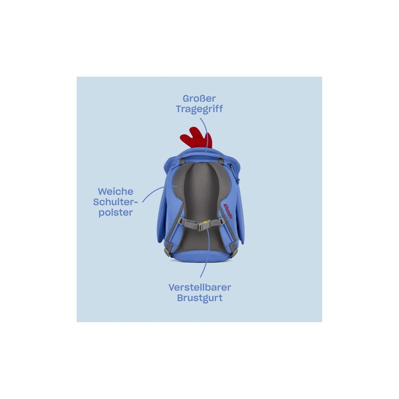 Affenzahn Little Friend Nursery Backpack for 1-3 Years Old Ergonomic