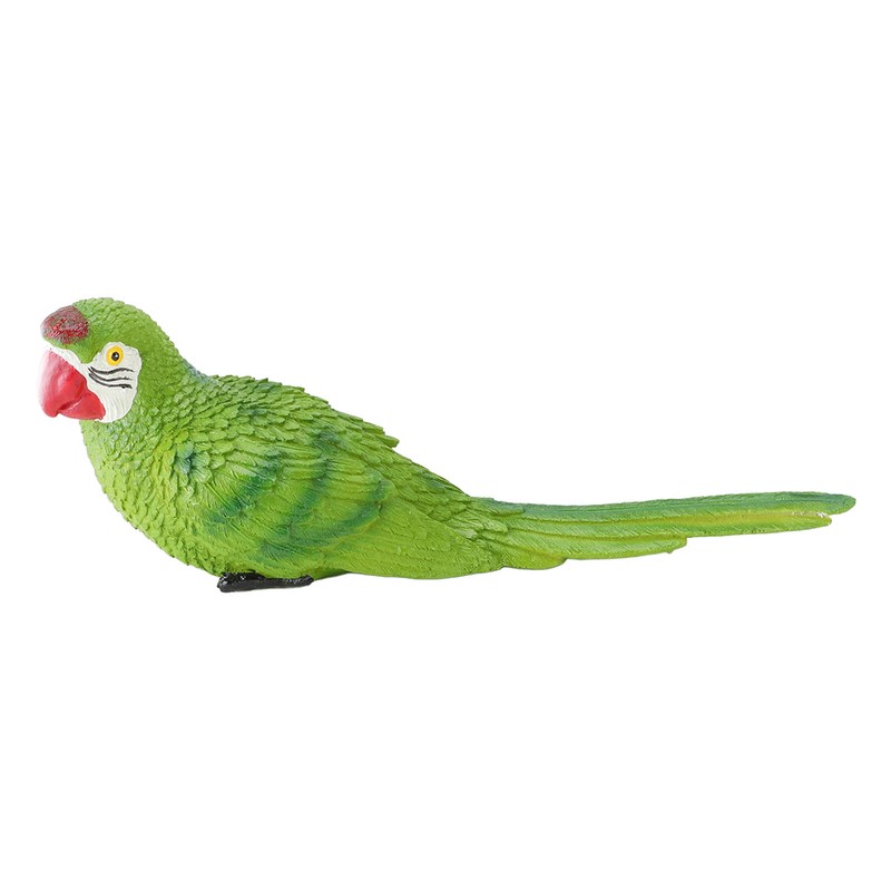 Parrot Figurine Simulation Vivid Innovative Wall Mounted Hand Painted Resin