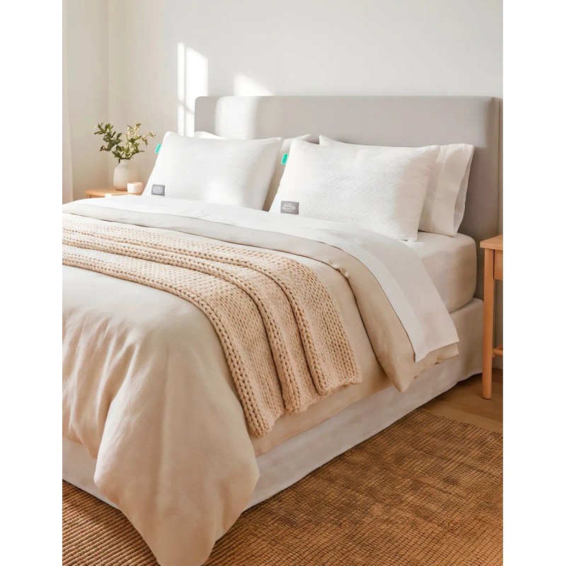 Set Almohadas 42x70 Suaves Uso Diario Descanso Blanco
