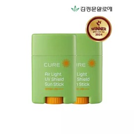Kim Jeong-mun Aloe [하프클럽/김정문알로에]큐어 에어라이트 선스틱 20g 2개 [Half Club/Kim Jeong-mun Aloe] Cure Airlight Sunsick 20g 2pcs [Single item]