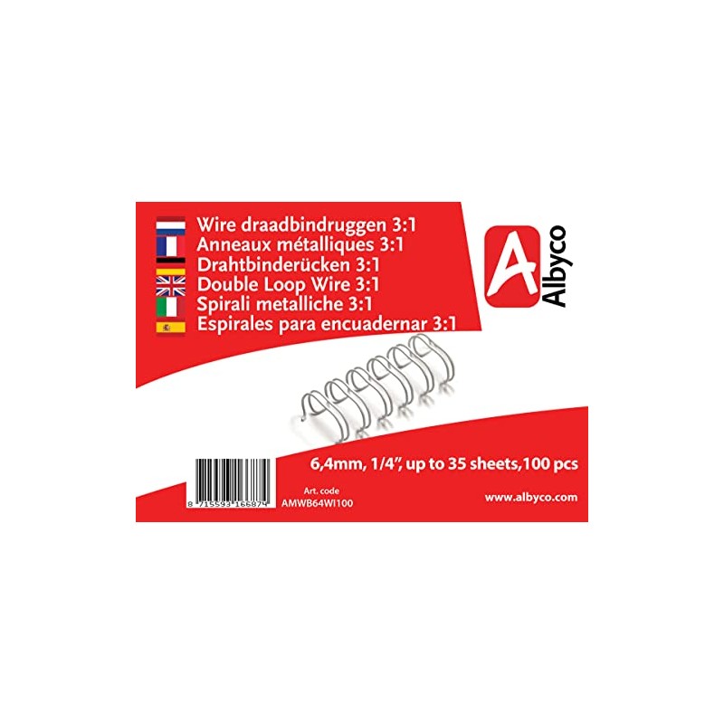 Albyco - Wire binding combs, Wire-O wire binding combs -