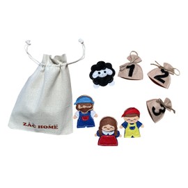 Baa Baa Black Sheep Nursery Rhyme Sing Along Finger Puppet Set