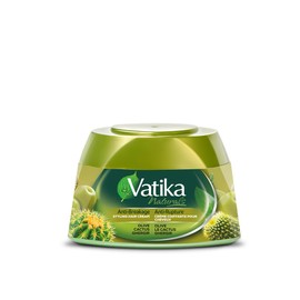 Vatika Naturals Hair Cream - Anti-Breakage (210ml, Cactus) | Strengthening Formula with Olive, Cactus & Ghergir for Strong, Stylish Hair