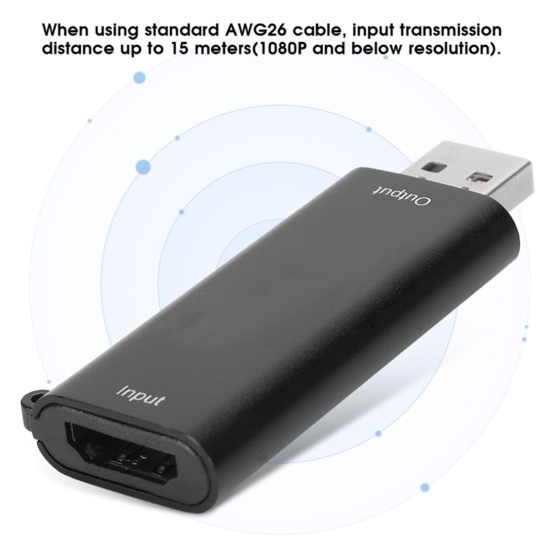 4K Input 1080P@60hz Resolution Output USB2.0 Live Broadcast High Definition