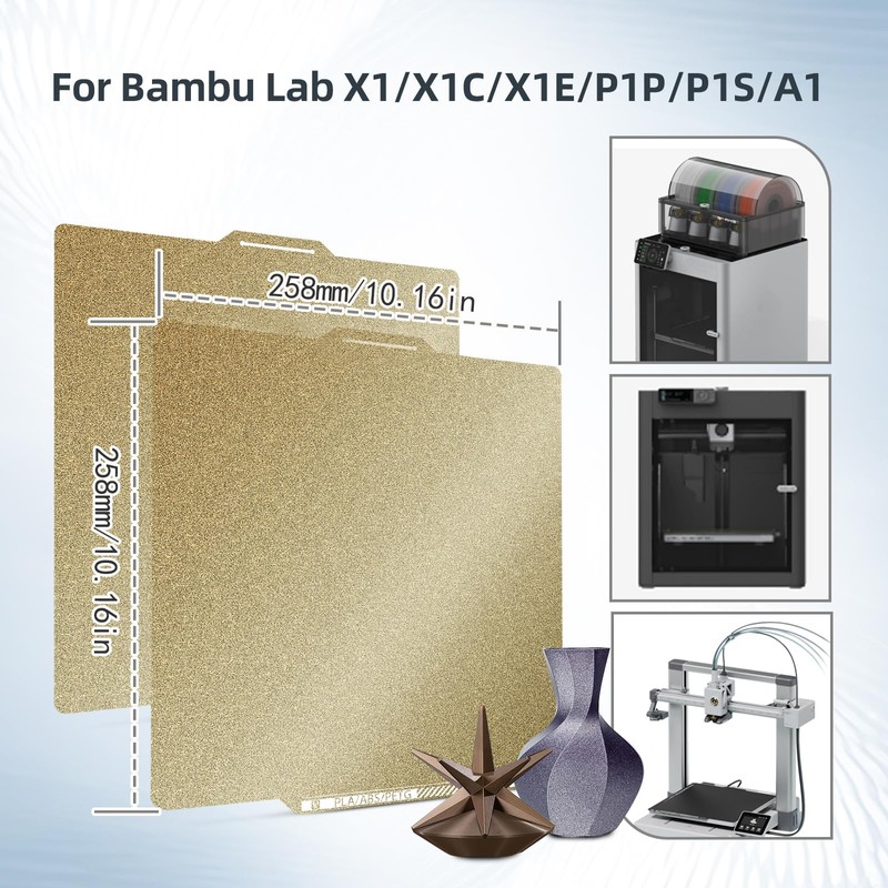 IdeaFormer IR3 P1S PEI Sheet with QR Code for Bambu