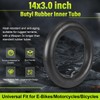 2-Pcs 14x3.0 Bike Inner Tube, 14x3 Tire Tube with CR202