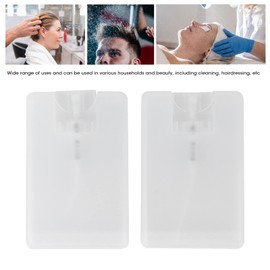 10pcs 20ml Card Type Fine Mist Bottles Refillable Perfume Spray Bottles,Portable Moisturizing Sprayer Box Empty Travel Bottle for Makeup Cosmetic Flat Atomizer Pump