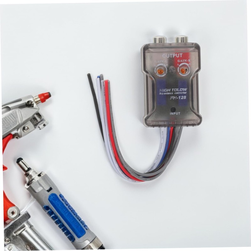 SHOWERORO 2pcs Car Stereo High to Low Converter Adapter for