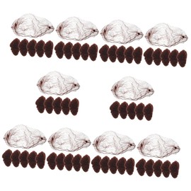 Baluue 500pcs Hairnets for Workers Dancers Chefs Invisible Hair Nets Hair Bonnets Net Elastic