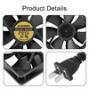 2pcs EC 120mm x 25mm Ball DIY Cooling Ventilation Exhaust