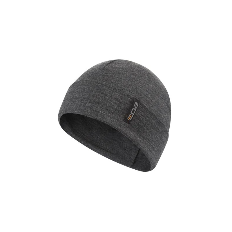 EDZ Merino Wool 200g Beanie Hat Graphite Grey