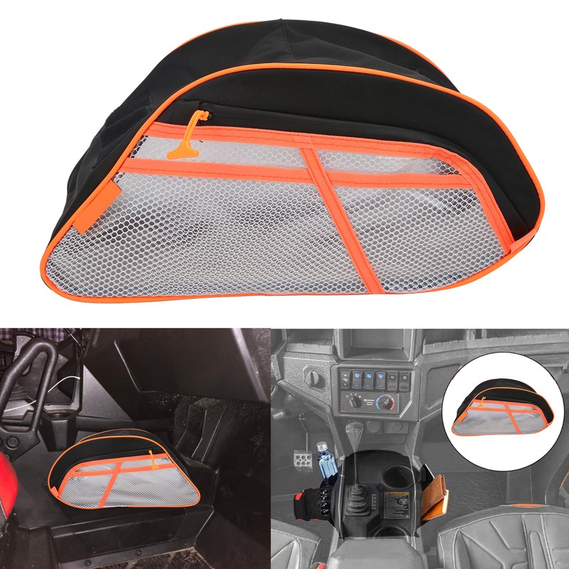 Center Console Storage Seat Bag 1680D Nylon Replacement for Polaris