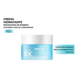 Papa Feel Crema Facial 5x Ceramidas 80g Hidratante - Todo Tipo De Piel - Día/noche