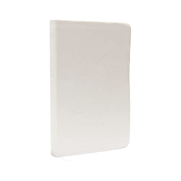 NRSVCE, Precious Moments Bible, White, Leathersoft, Comfort Print: Holy Bible