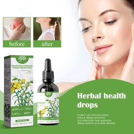 RCSCBC Clearbreath Dendrobium & Mullein Extract - Powerful Lung Support, Herbal Clearbreath Drops, Dendrobium Mullein Extract for Lung Care (2pcs)